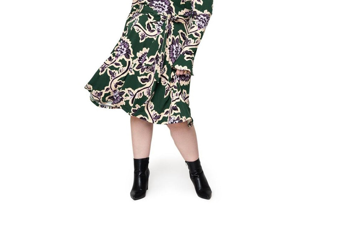 Leota Women's Rosalia Dress Green Size 2X