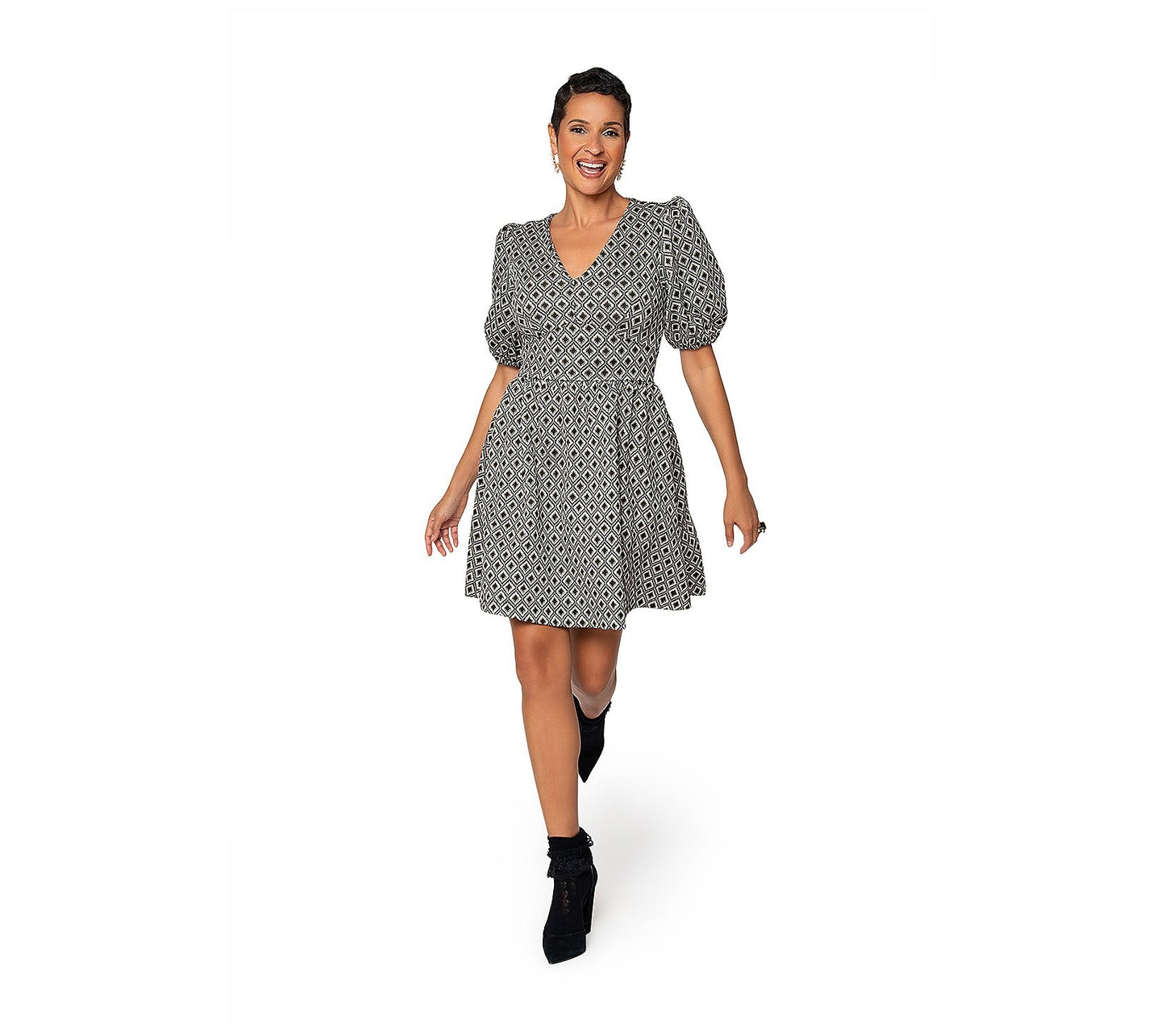 Leota Women's Mabel Dress Small Size Gray