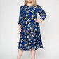 Leota Women's Iman Dress Blue Size 3X