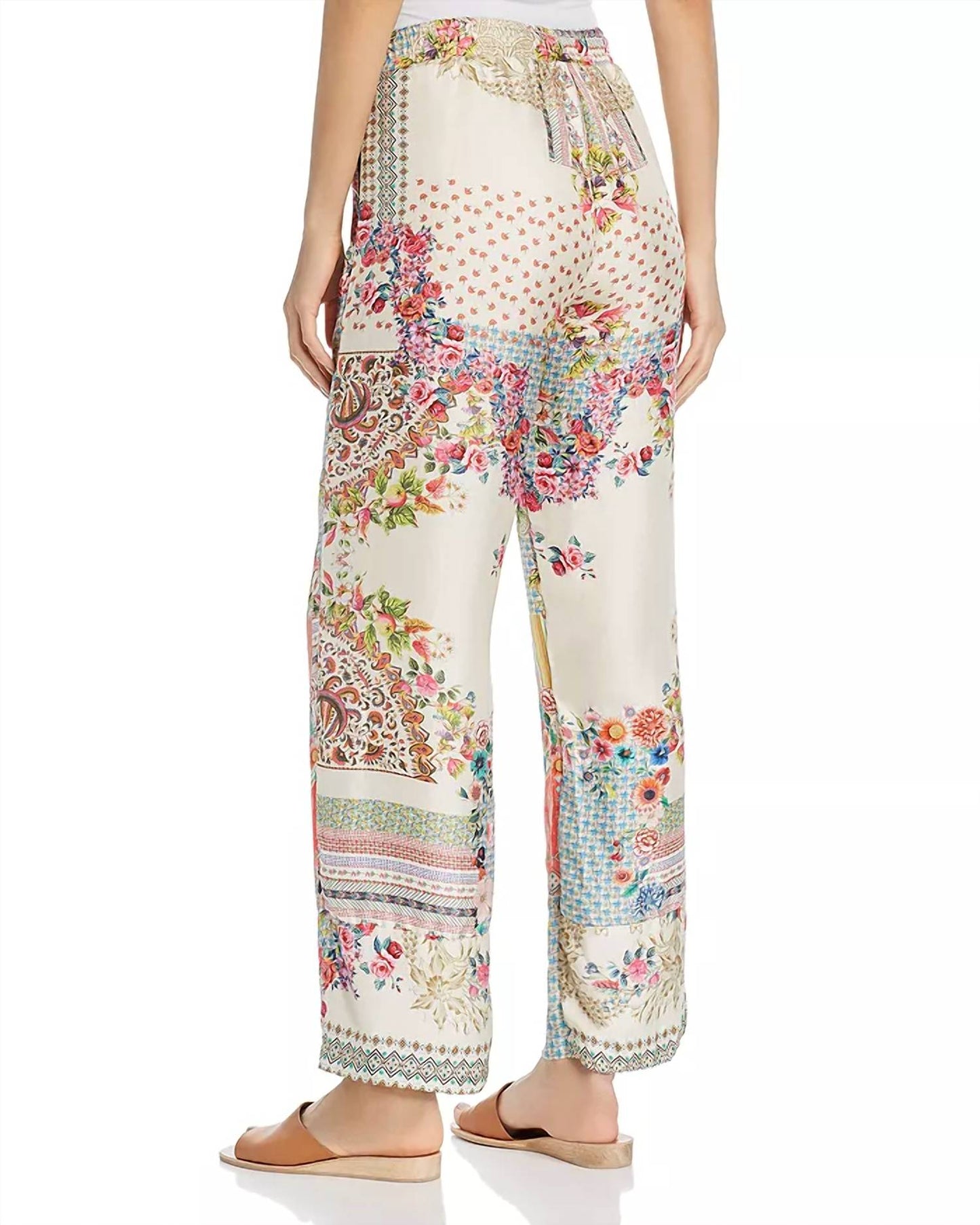 Johnny Was - Zastone Silk Wide-leg Pants