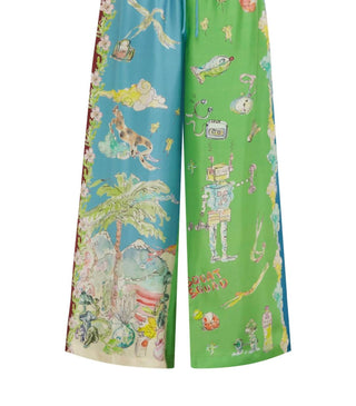 Alemais - Daria Wide Leg Silk Pants