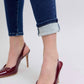 Judy Blue - LANE SKINNY THERMAL DENIM