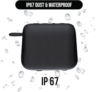 Raycon Everyday Speaker with Microphone IP67 Dustproof and Waterproof TWS Multilink Bluetooth 5.0 Portable Outdoor Wireless Speaker for Home, Outdoors, Travel (Carbon Black)