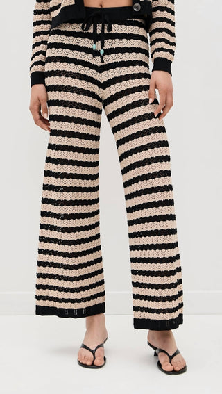 L'Agence - Gaelle Pointelle Knit Pant