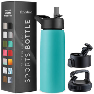 Insulated Sports Water Bottle with Straw