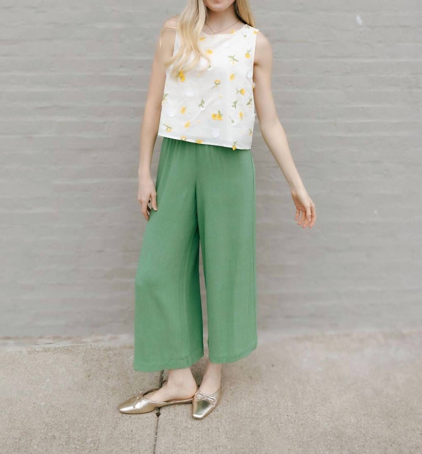 By Together - Lilly Embroidered Floral Blouse