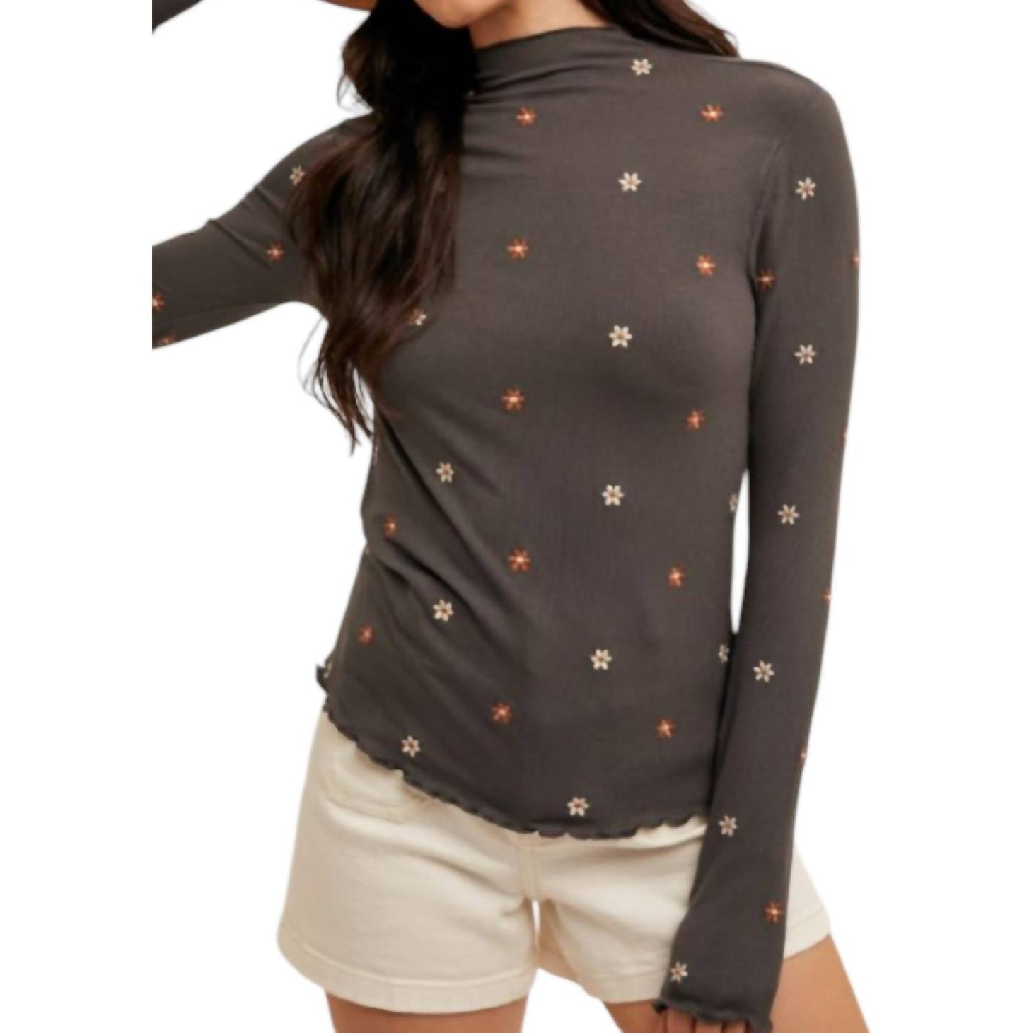 Hem & Thread - Floral Puff Top