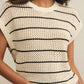 Z Supply - Ines Striped Crochet Sweater Top