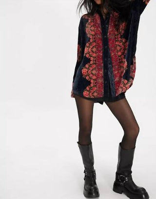 Free People - One Night Velvet Top