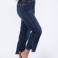 Judy Blue - Center Stage High-rise Straight Leg Cropped Jeans