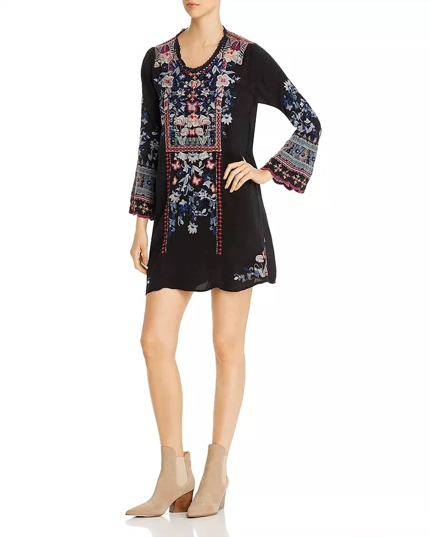 Johnny Was - Gerona Embroidered Tunic Dress
