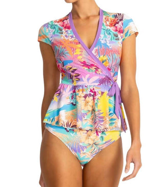 Johnny Was - Wrap Tankini Top