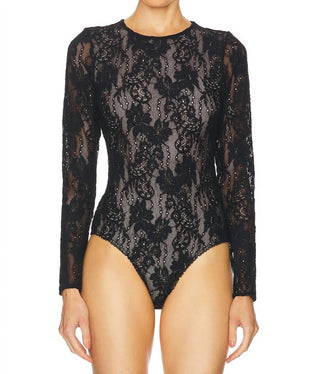 Zimmermann - Long Sleeve Lace Bodysuit