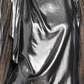 Generation Love Women's Metallic Sheer Top Silver Size XS