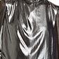 Generation Love Women's Metallic Sheer Top Silver Size XS