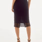 Joseph Ribkoff - High-waist Knitted Pencil Skirt