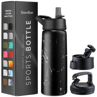 Insulated Sports Water Bottle with Straw