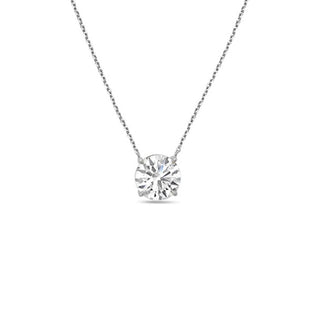 Diana M Jewels - 2.00 Cts Lab Grown Diamond Solitaire Pendant Necklace