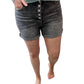 Judy Blue - High Waist Button Fly Cuffed Shorts