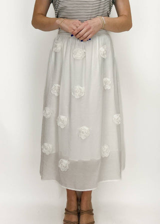 Astrid - Falling For You Midi Skirt