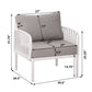The Modular All-Weather Resin Sofa Ensemble by Christopher Knight Home
