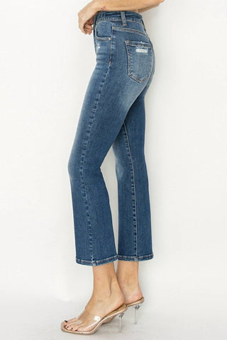 Risen - High Rise Crop Flare Jeans
