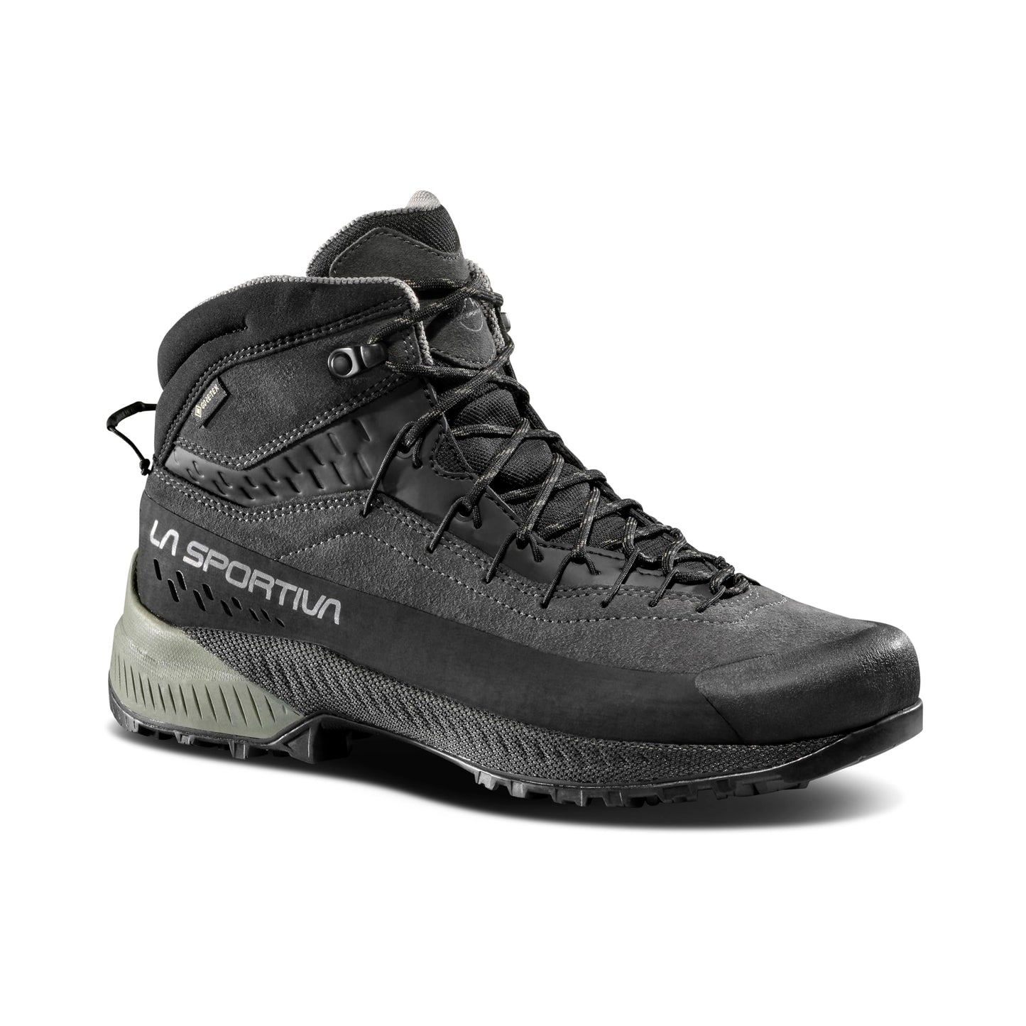 La Sportiva Mens TX4 EVO Mid GTX Waterproof Approach Hiking Shoes Carbon Clay 8