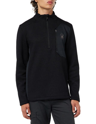 Spyder Mens Bandit Zip Fleece Ski Jacket