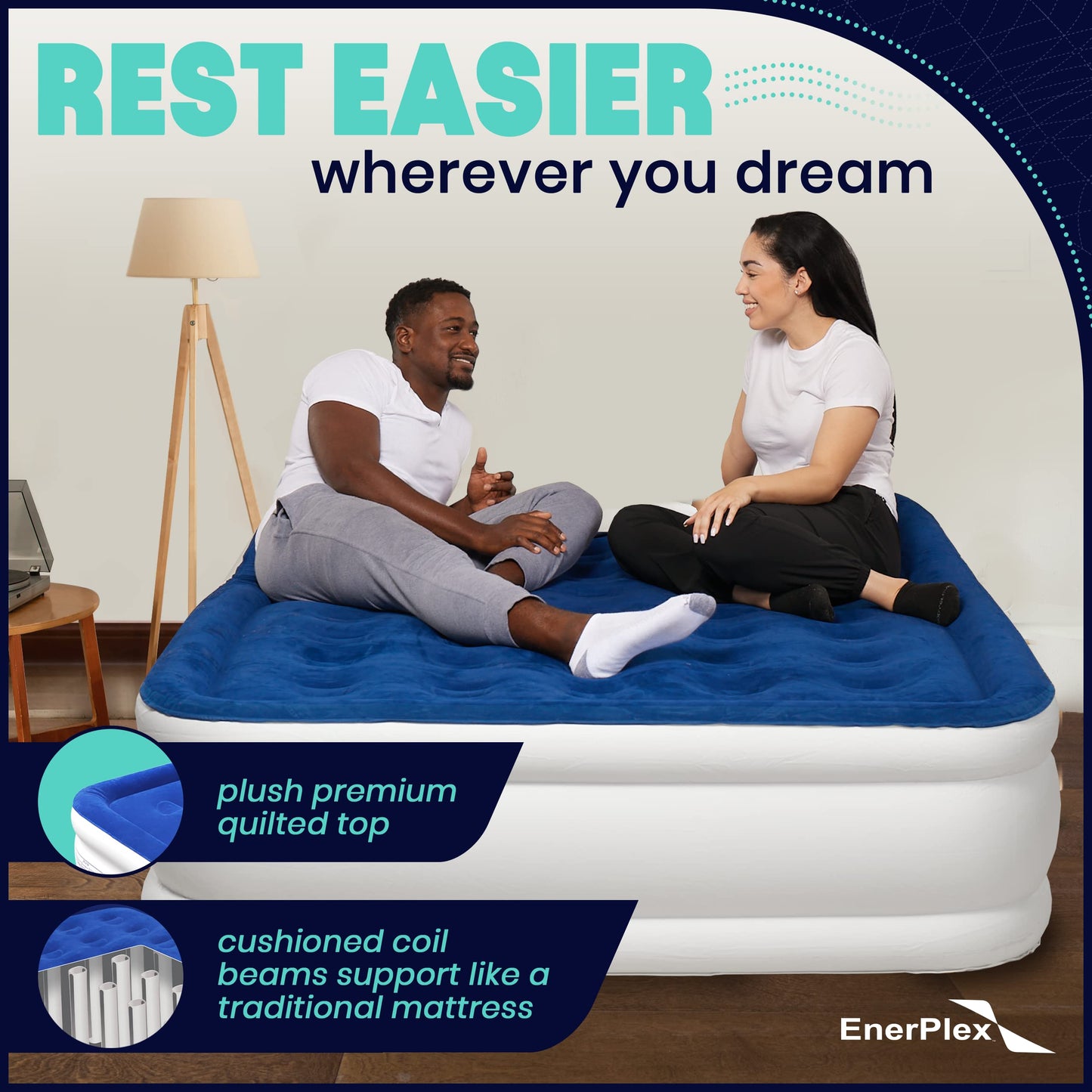 EnerPlex Air Mattress with Built-in Pump