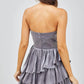 Do+Be - Open Shoulder Ruffle Mini Dress