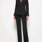 Simkhai - Ariah Front Slit Crepe Satin Pant