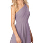 Sorella Vita - Simple One-Shoulder Bridesmaid Dress with Ruching