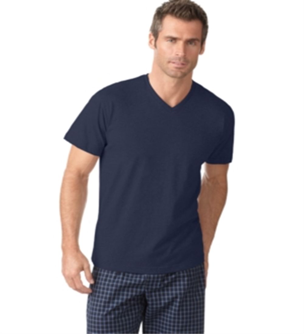 Alfani Men's V Neck T Shirt Blue Size XX-Large