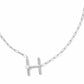 Kendra Scott - Women's Pearl Letter H Pendant Necklace