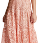 Dress The Population Women's Melina Lace Maxi Dress Pink Size Medium
