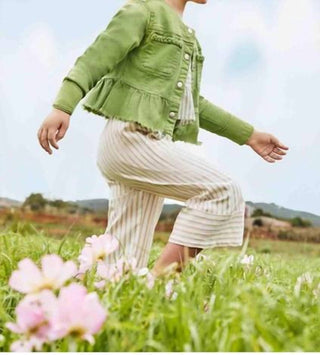 Mayoral - Stripes Long Top And Trousers Set