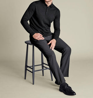 Charles Tyrwhitt - Natural Stretch Twill Suit Pants