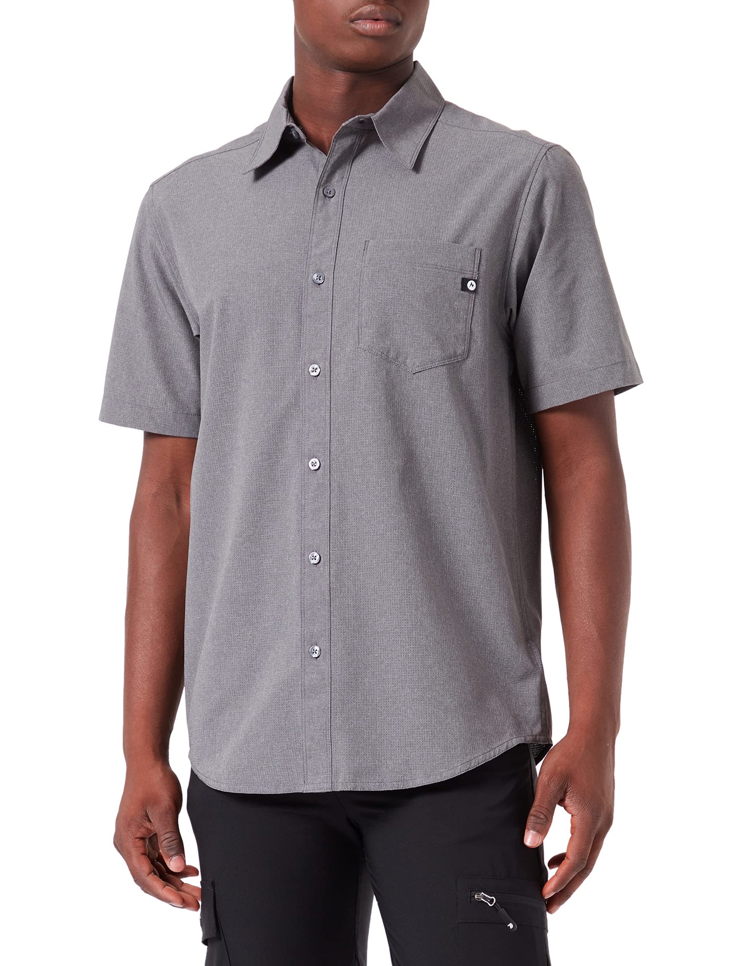 MARMOT Men's Aerobora Short Sleeve Shirt - Cinder