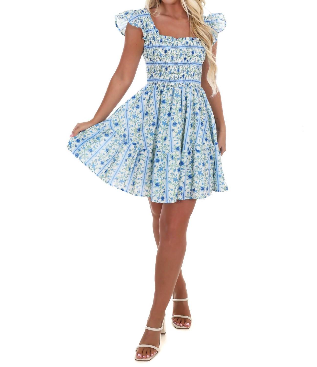 Flying Tomato - Petal Play Floral Mini Dress