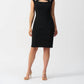 Joseph Ribkoff - Cutout Sleeveless Sheath Midi Dress