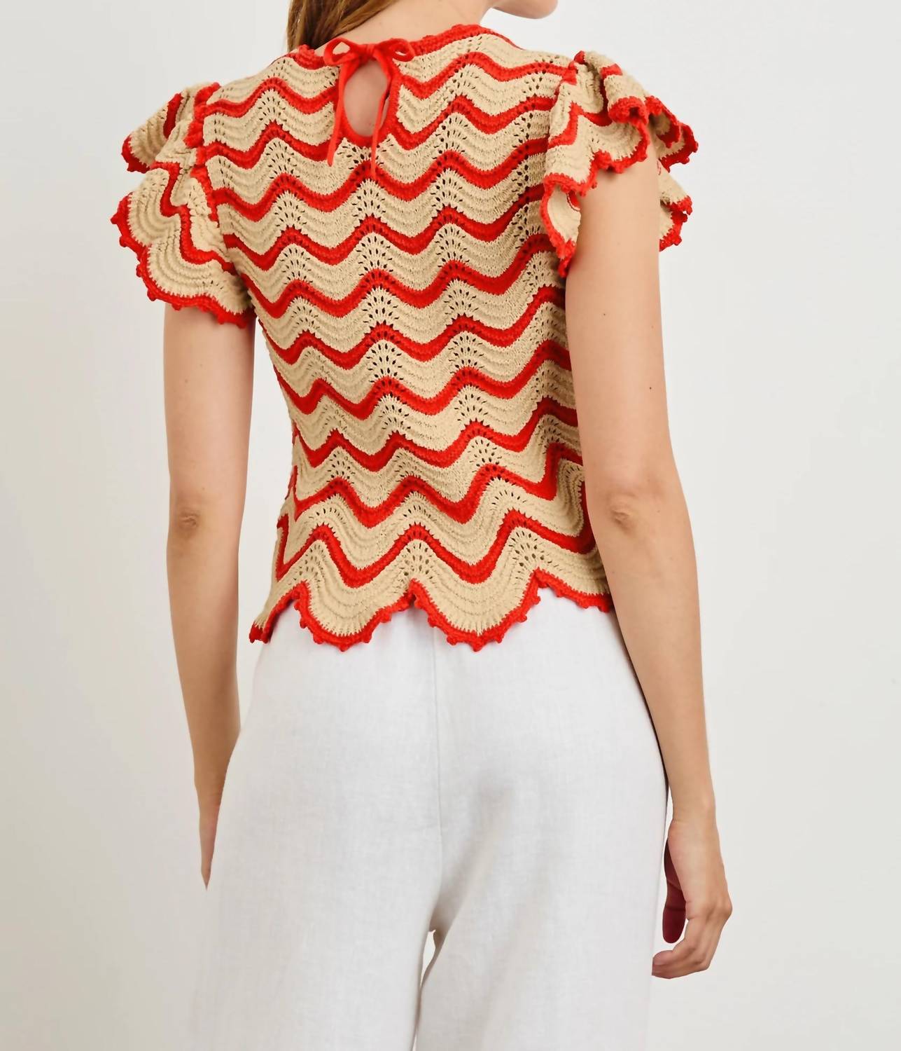 Rails - Coen Flutter Sleeves Top