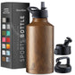 Insulated Sports Water Bottle with Straw