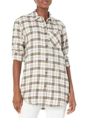 Jack Wolfskin Women's Morgenluft Long Sleeve Shirt - Cotton White