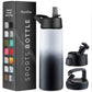Insulated Sports Water Bottle with Straw