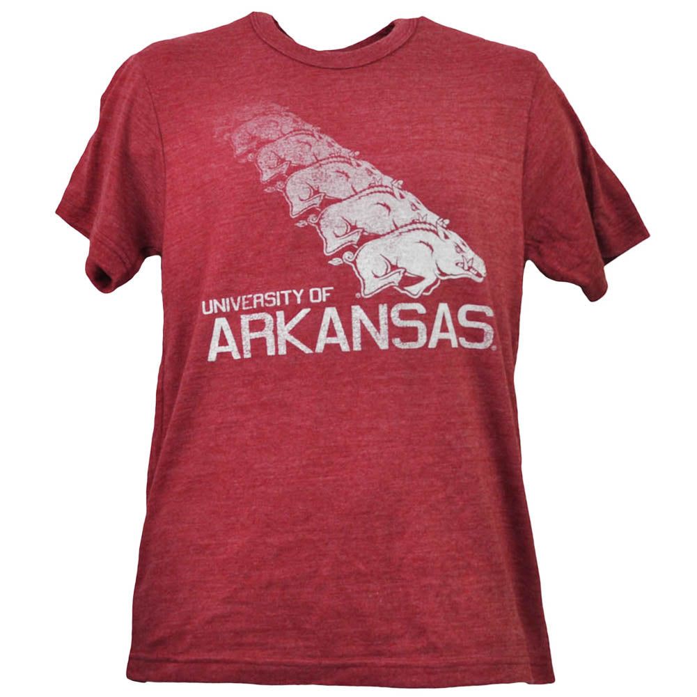 NCAA New Mexico Lobos Repeat Logo Tshirt Tee Mens Adult Short Sleeve Red