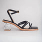 All Black - Women's Ms. Glamour Sandal