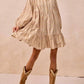 Bibi - Floral Print Buttoned Shirt Dress