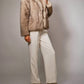 Blue B - Women's Two Tone Faux Fur Jacket