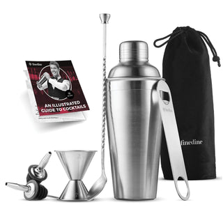 7-Piece Stainless Steel Cocktail Shaker Set