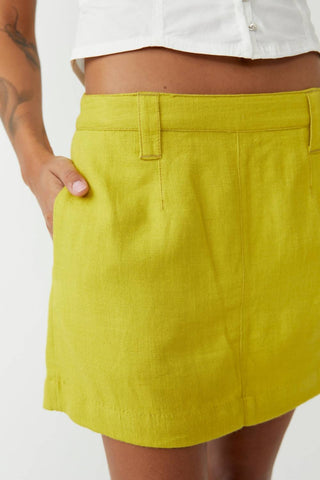 Free People - Can't Blame Me Mini Skirt